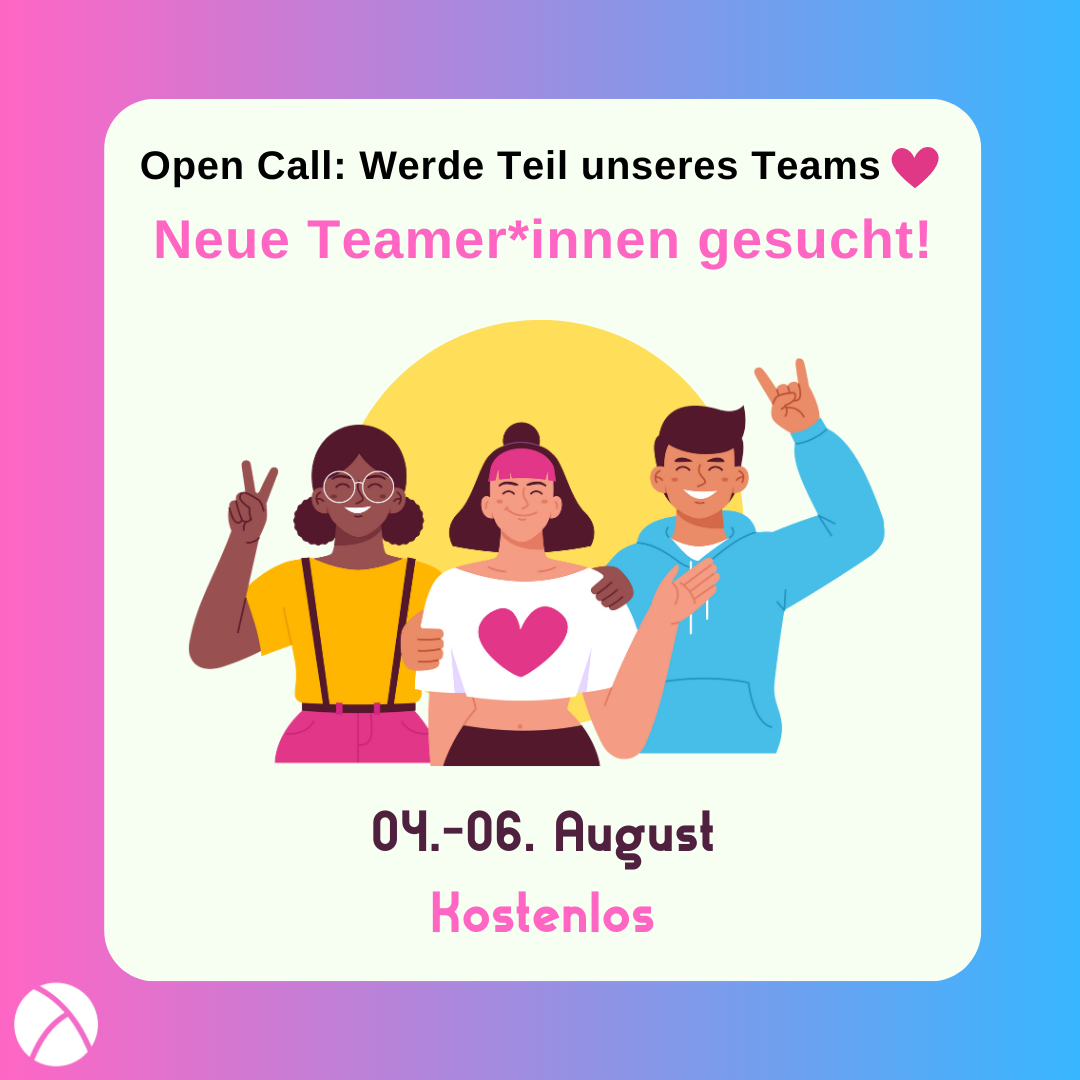 Open Call: Neue Teamer*innen gesucht!