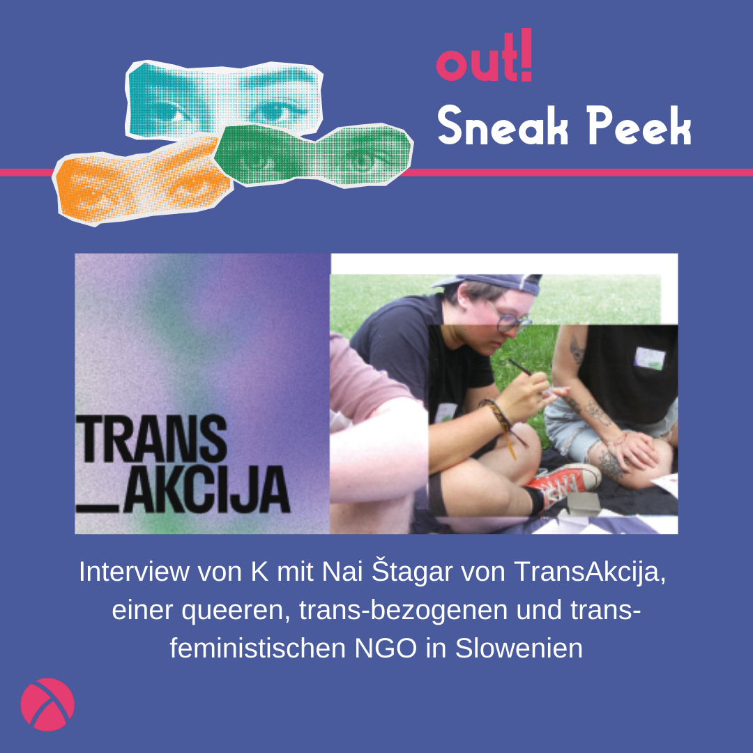 out! 68 | Interview mit Nai Štagar von TransAkcija